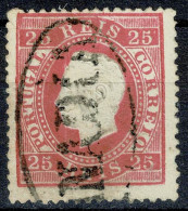 Portugal, 1870/6, # 40af Dent. 13 1/2, Tipo XIV, Used - Oblitérés