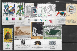 TIMBRE STAMP ZEGEL ISRAEL PETIT LOT TOUS  XX - Unused Stamps (with Tabs)
