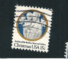 N° 1226 Christmas, Andrea Della Robbia : National Gallery La Madone Et L'Enfant   Etats Unis (1978) Oblitéré  USA - Used Stamps