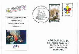 SC 14 - 1048 ROMANIA - Cover - 2000 - Lettres & Documents