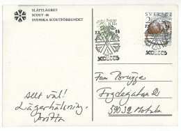 SC 14 - 601-a SWEDEN, Scout - Cover - 1986 - Cartas & Documentos