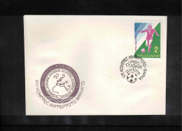 Bulgaria 1975 Football - 8th Congress Intertoto Varna Interesting Cover - Brieven En Documenten