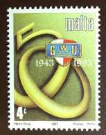 Malta 1993 Union Anniversary MNH - Malte