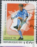 BENIN - Joueur De Football Et Carte De France - 1998 – Frankreich