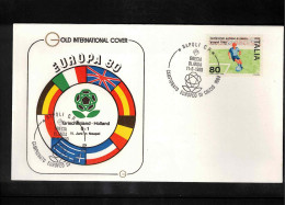 Italy 1980 European Football Championship Italy  - Football Match Greece - Netherlands Interesting Cover - Eurocopa (UEFA)