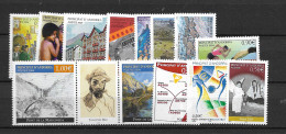 2004  MNH Andorra (French), Year  Complete According To Michel, Postfris** - Años Completos