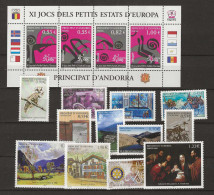 2005 MNH Andorra (French), Year  Complete According To Michel, Postfris** - Volledige Jaargang