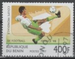 BENIN - Joueur De Football Et Carte De France - 1998 – Frankreich