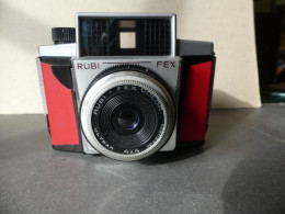 Appareil Photo Rubi Fex Rouge 1962 - Cámaras Fotográficas