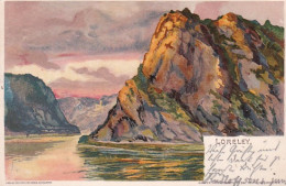 2791	141	Loreley, (Briefmarke Der Post 1900) Minuscule Falten Im Ecken) - Loreley