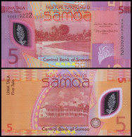 Samoa 5 Tala, (2023), Polymer, AA Prefix, Lucky Number 222 Or 111, UNC - Samoa