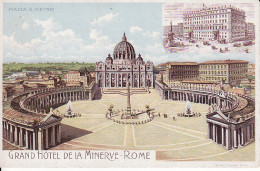 2794	20	Rome, Grand Hotel De La Minerve.  Piazza S. Pietro - Bars, Hotels & Restaurants