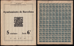 Barcelona Carpeta Oficial Sellos Del Nº 20 Con 2500 Sellos MNH - Barcelone