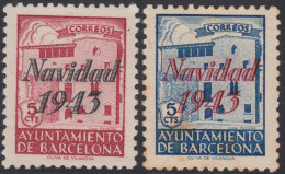 Barcelona SH 53/54 1943 Navidad MNH - Barcelona