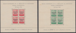  Barcelona 40/41 1942 Navidad MH - Barcelone