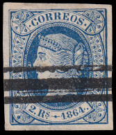 España Spain Barrados 68 1864 Isabel II - Altri & Non Classificati