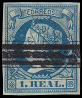 España Spain Barrados 55 1860-61 Isabel II - Other & Unclassified