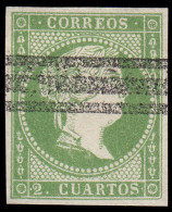 España Spain Barrados 47 1856-59 Isabel II - Otros & Sin Clasificación