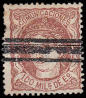 España Spain Barrados 108 1870 Alegoría Comunicaciones - Altri & Non Classificati