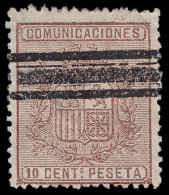 España Spain Barrados 153 1874 Alegoría Comunicaciones - Altri & Non Classificati