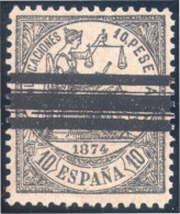 España Spain Barrados 152 1874 Alegoría Comunicaciones - Otros & Sin Clasificación