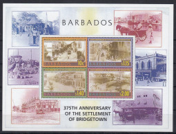 Barbados - 375-th ANNIV. Of The SETTLEMENT Of BRIDGETOWN -  BL - MNH - Géographie