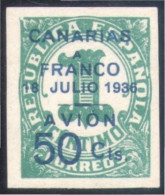 España Spain Canarias 20 1937 Variedad MNH - Andere & Zonder Classificatie