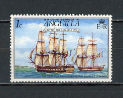 ANGUILLA - BATAILLE NAVALE POUR ANGUILLA - N° Yvert 226 ** - Anguilla (1968-...)