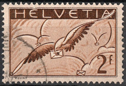 Schweiz Suisse 1930: Brieftaube  Pigeon Dove Zu Flug 13y Mi 245x Yv PA13 (glatt Lisse) ⊙ GENÈVE ?.?.32 (Zu CHF 140.00 - Usati