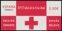 España Spain Emisión Conjunta 2013 España-Bélgica Cruz Roja Red Croos MNH - Emissions Communes