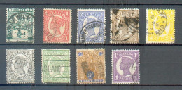 B 174 - QUEENSLAND - YT 93 à  98 / 100 à 102 ° Obli - Used Stamps