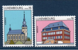 Luxembourg, **, Yv 1363, 1364, Mi 1414, 1415, SG 1437, 1438, - Neufs