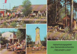 5954 - Treuen - Waldeslust, Waldgaststätte Buch, Perlaser Turm, Fischerhäusel Am Glöckelteich - 1982 - Plauen