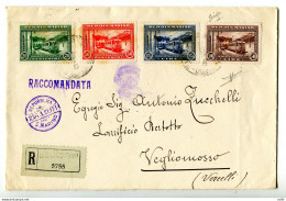 Inaugurazione Della Ferrovia Serie Cpl. Su Busta Racc. - Unused Stamps