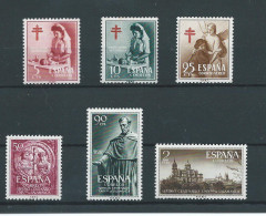 España Spain Año Completo Year Complete 1953 Sin 1124/25 MH - Años Completos