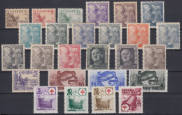 España Spain Año Completo Year Complete 1949 MNH - Années Complètes