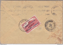 1937 REUNION, Yvert  PA N° 1  Courrier D'escales Au Depart De La Réunion CS Su - Otros & Sin Clasificación