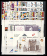 España Spain Año Completo Year Complete 1992 Bl.4 MNH - Ganze Jahrgänge