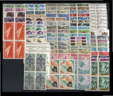 España Spain Año Completo Year Complete 1966 Bl.4 MNH - Annate Complete