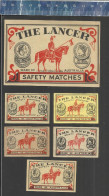 THE LANCER   OLD AUSTRALIAN MATCHBOX LABELS - Boites D'allumettes - Etiquettes