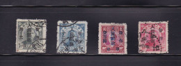 1949 North China China Chine Ovpt People Postal Service 4 Used Stamps - Used Stamps