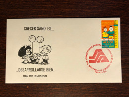 MEXICO FDC COVER 1992 YEAR CHILD HEALTH PEDIATRICS HEALTH MEDICINE STAMPS - Mexico