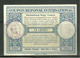 INTERNATIONAL REPLY COUPON CRI 11 CENTS 195.? BEULAH NORTH DAKOTA - Autres & Non Classés