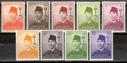 INDONESIA  RIAU : Michel 33-41 ** MNH – President SUKARNO (1960) - Indonesië