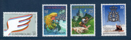 Luxembourg, **, Yv 1367, 1368, 1369, 1370, Mi 1417, 1418, 1419, 1420, SG 1440, 1418, 1419, 1444, - Neufs