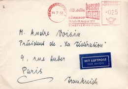 ALLEMAGNE EMA DE DÜSSELDORF 1953 - Maschinenstempel (EMA)