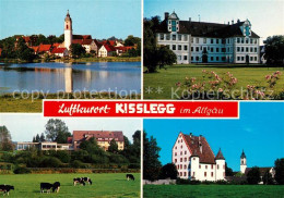 73179217 Kisslegg Partie Am See Blick Zur Kirche Schloss Kuhweide Kisslegg - Kisslegg