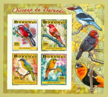 Burundi 2014 - Les Oiseaux Du Burundi - Oiseaux Chanteurs - Bloc Collectif ND - Unused Stamps