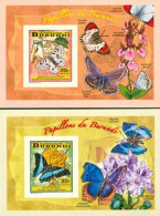 Burundi 2014 - Les Papillons Du Burundi - 4 Blocs De Luxe - ND - Unused Stamps