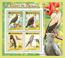 Burundi 2014 - Les Oiseaux Du Burundi - Rapaces - Bloc Collectif - Unused Stamps